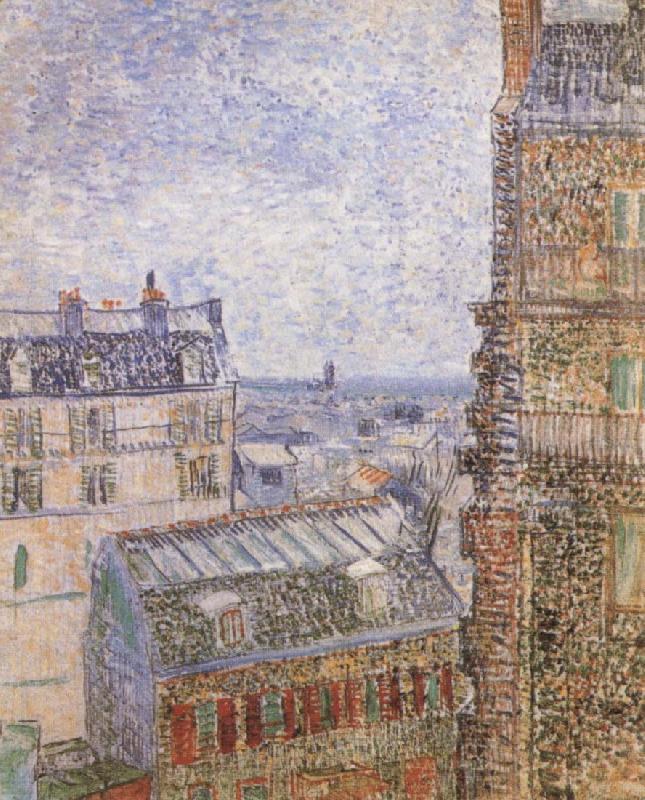 Vincent Van Gogh Paris seen from Vincent-s Room In the Rue Lepic oil painting picture